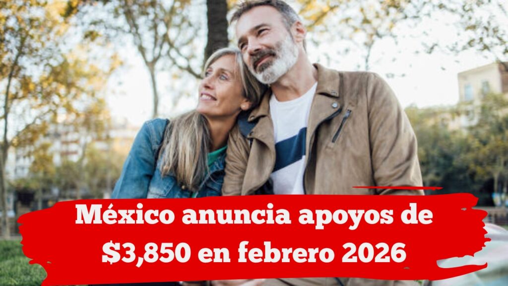 México anuncia apoyos de $3,850 en febrero 2026: requisitos y fechas de pago